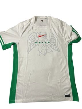 Nike Men's Nigeria National Team 2024 Home Stadium Jersey - White/Green